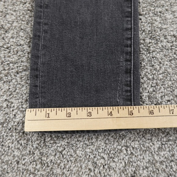 Judy Blue Jeans Womens 3 Black Denim Pants Trouser Mid Rise Skinny Capri Stretch - Picture 2 of 12